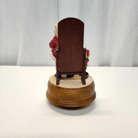House Of Lloyd "A Tight Fit" Christmas Collectible Wind-Up Musical Santa See Vid - Picture 4 of 9